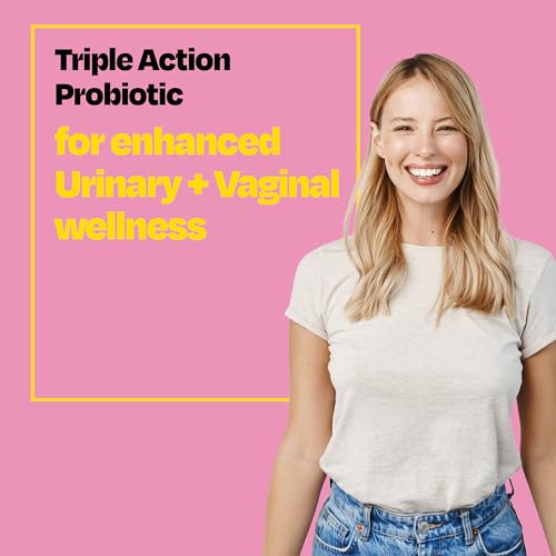 Cystex 3-in-1 Urinary Tract Probiotic for Women - Fast-Acting UTI & Yeast Infection Support with Prebiotics, Probiotics, & Cranberry - Supports Vaginal pH & Flora Balance - 30 Capsules Cystex buy australia supplements