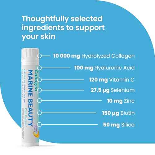 Swedish Nutra Marine Beauty Collagen | High Strength Type 1 & 3 Collagen to Rejuvenate Hair, Skin & Nails Swedish Nutra buy australia supplements