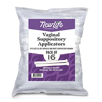 NewLife Naturals Disposable Plastic Vaginal Suppository Applicators - Fits Most Boric Acid Suppositories NewLife Naturals buy australia supplements