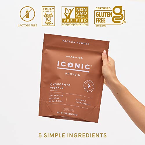 ICONIC Protein Powder, Chocolate Truffle - Sugar Free, Low Carb Protein Powder ICONIC buy australia supplements