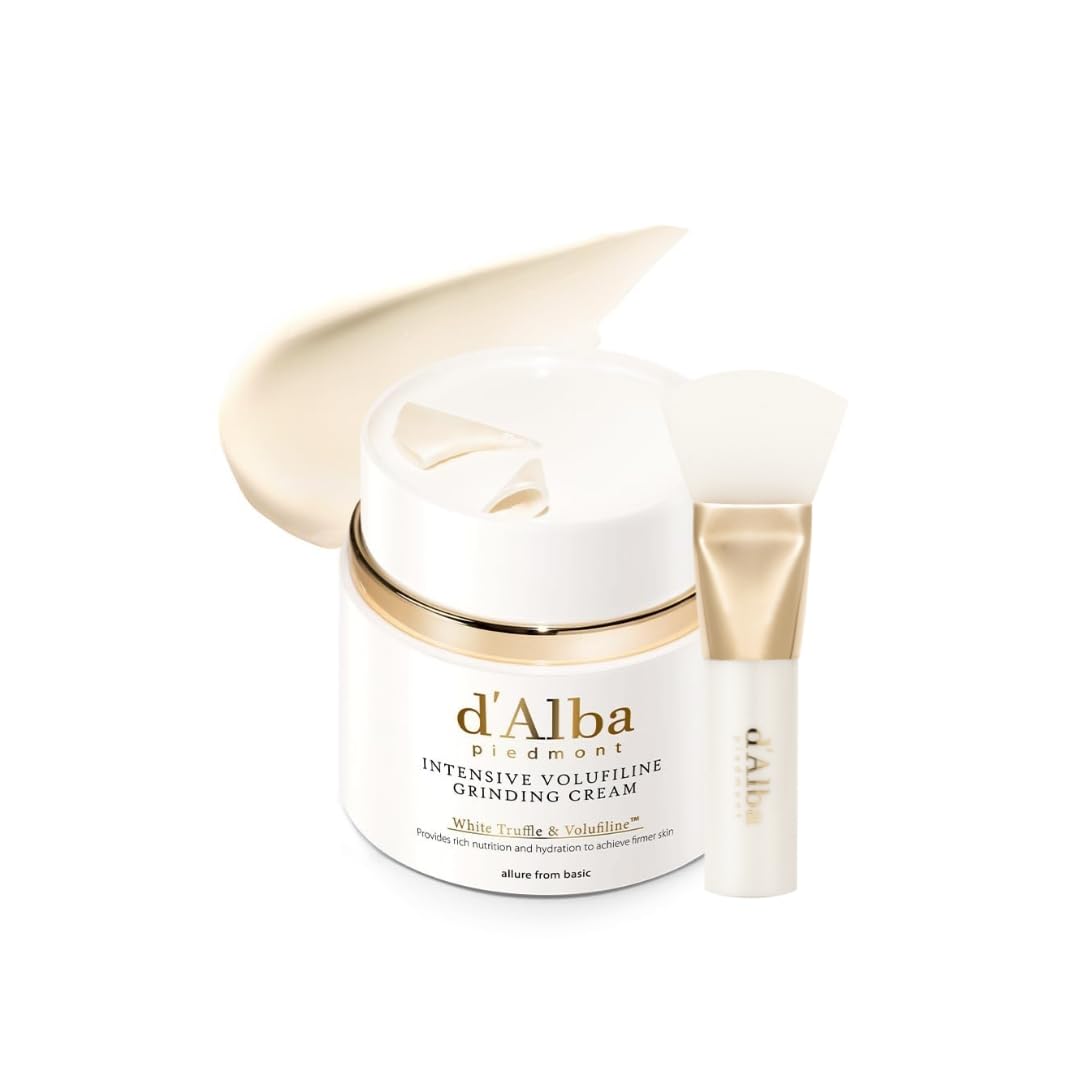d'alba Piedmont Italian White Truffle Intensive Grinding Cream, Volufiline 50,000ppm, elasticity care and nourishment, Korean Skin Care d'alba Piedmont