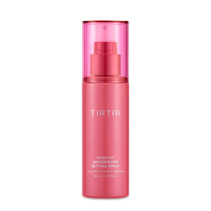 TIRTIR Waterproof Setting Spray – 24 Hour Long Lasting Fix, Sweatproof Water Resistant Makeup Finisher – Ethanol Free, Semi Matte Finish for Oily Skin – Korean Makeup Fixer TIRTIR