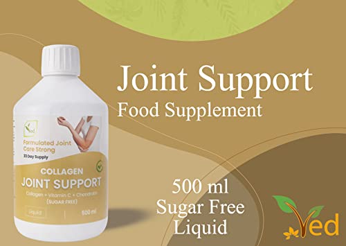 Hydrolyzed Liquid Collagen Food Supplement | Support for Joints, Skin, Muscles, Hair, &Nail Growth Ved buy australia supplements