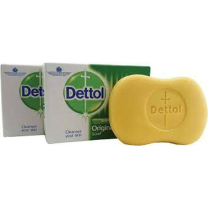 Dettol Anti Bacterial Original Soap 100g Twin Pack Dermatologically Tested Dettol