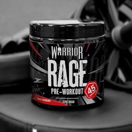 Warrior, Rage - Pre-workout Powder - 392g - Energy Drink Supplement with Vitamin C Warrior buy australia supplements