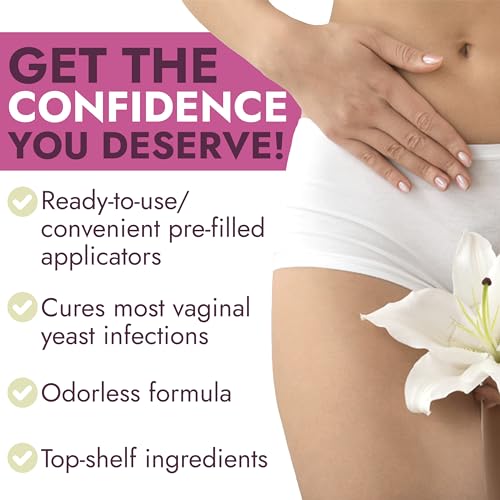 Yeast Infection Treatment for Women | 7 Pre-Filled Applicators w/ Borax | Antifungal Ointment Terramed Just Think Comfort buy australia supplements
