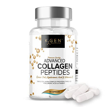 Pure Collagen Supplements Capsules Grass Fed Advanced Multi Collagen Peptides K GEN rejuvenation nutrition buy australia supplements