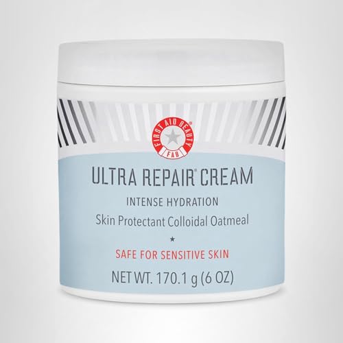 First Aid Beauty - Ultra Repair Cream, Intense Hydration Whipped Colloidal Oatmeal, Clinically Proven to Strengthen Skin Barrier in 7 Days First Aid Beauty