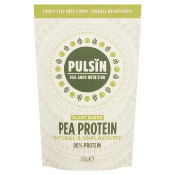 Pulsin - Unflavoured Vegan Pea Protein Powder - 250g - 8.0g Protein, 0g Carbs, 41 Kcals Per Serving Pulsin buy australia supplements