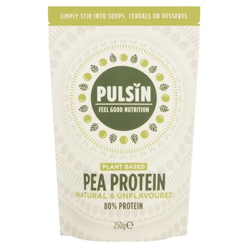Pulsin - Unflavoured Vegan Pea Protein Powder - 250g - 8.0g Protein, 0g Carbs, 41 Kcals Per Serving Pulsin buy australia supplements