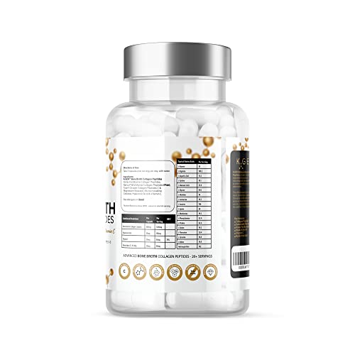 Pure Bone Broth Collagen Supplement Capsules Grass Fed Advanced Blend of Multi Collagen K GEN rejuvenation nutrition buy australia supplements