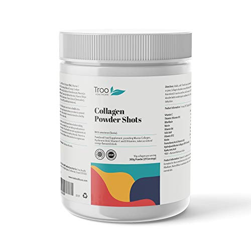 Hydrolysed Marine Collagen Peptides Powder Enhanced with Essential Vitamins 300g Troo Health Care buy australia supplements