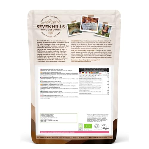 Sevenhills Wholefoods Organic Rice Protein Powder, Vegan, 2kg Sevenhills Wholefoods buy australia supplements