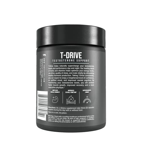 InnoSupps : T-Drive | Testosterone Booster | Amplify Muscle Growth | KSM-66 Ashwagand InnoSupps buy australia supplements