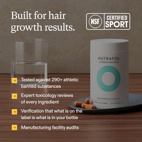 Nutrafol Women's Balance Hair Growth Supplements, Ages 45 and Up, Clinically Proven for Visibly Thicker Hair and Scalp Coverage, Dermatologist Recommended - 1 Month Supply Nutrafol buy australia supplements
