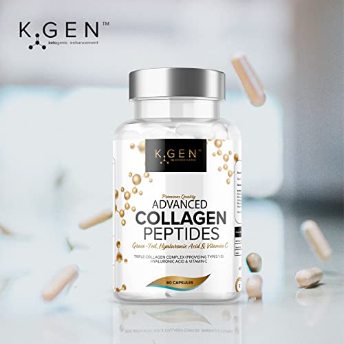 Pure Collagen Supplements Capsules Grass Fed Advanced Multi Collagen Peptides K GEN rejuvenation nutrition buy australia supplements