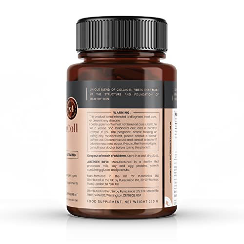 UltraColl Marine Collagen 1000mg x 180 tablets (6 months supply). The only patented anti-aging collagen types I, II, III, and VII. Pureclinica buy australia supplements