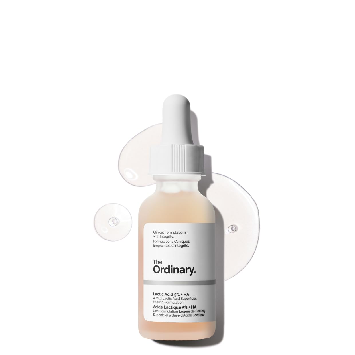 The Ordinary Lactic Acid 5% + Hyaluronic Acid 2%, Gentle Exfoliating Serum for Smoother Skin, 1 Fl Oz The Ordinary