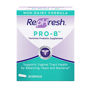 NEW RepHresh Pro-B Feminine Probiotic Supplement Non- Dairy Formula/Vegetarian Capsule, 28ct Rephresh buy australia supplements