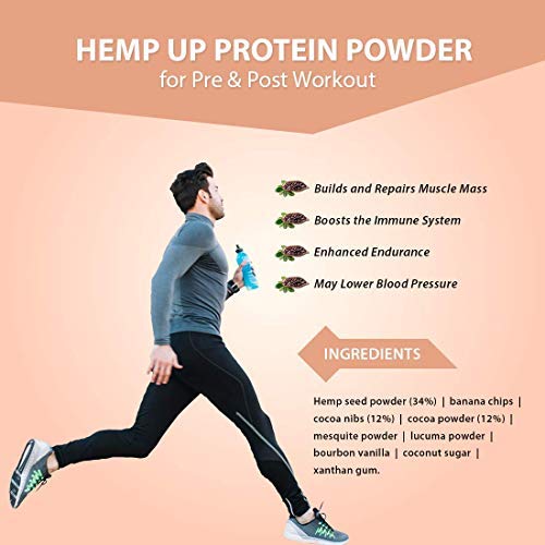 Canah Hemp Up Organic Protein Shake Powder – Muscle gain & Boost up Immune System, HEMP UP!Buy Supplements Australia