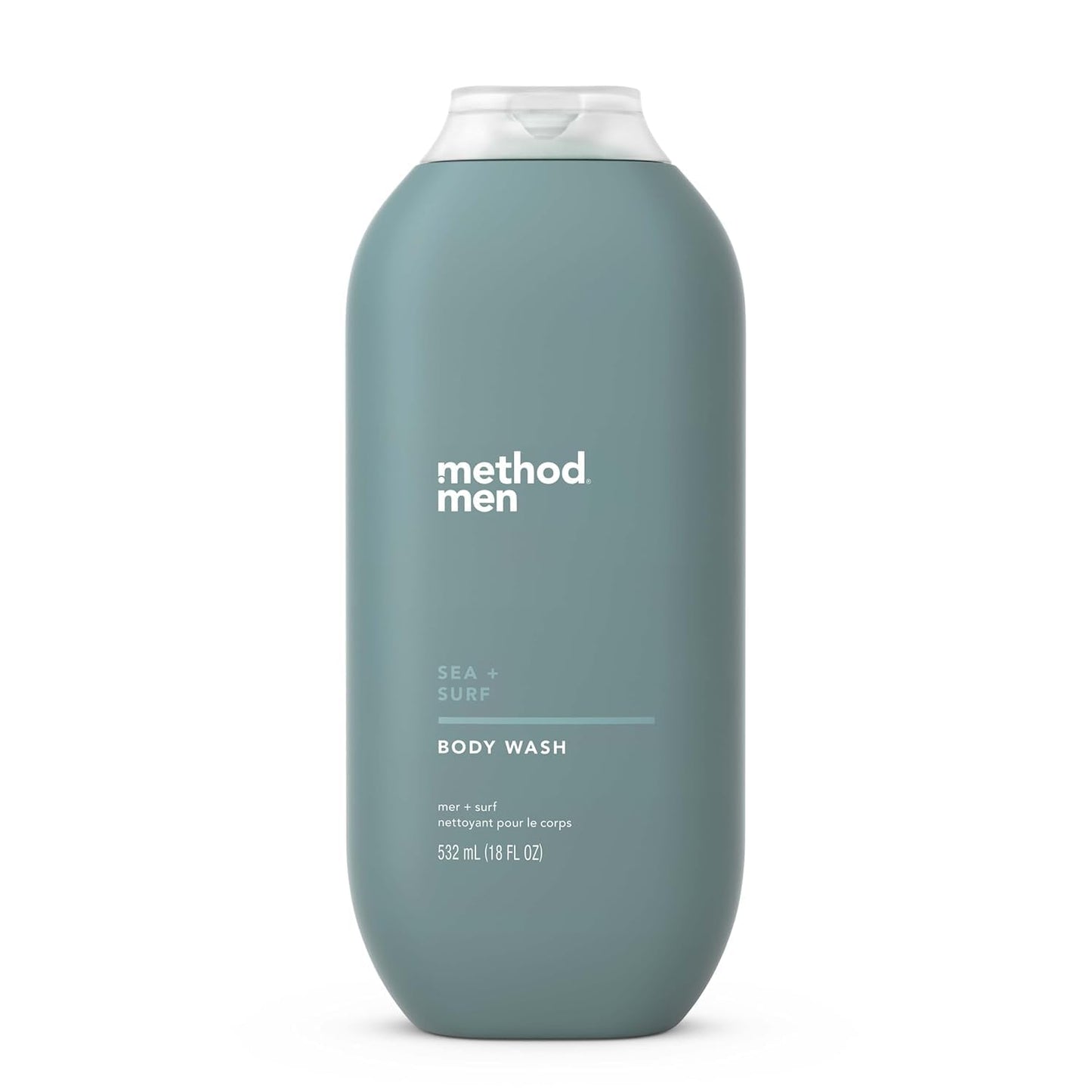 Method Men Body Wash, Sea and Surf Scent, Paraben and Phthalate Free, Quick-Lathering Method