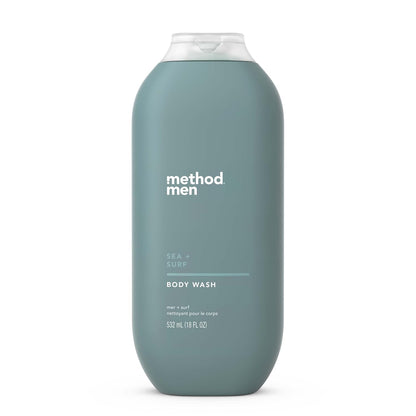 Method Men Body Wash, Sea and Surf Scent, Paraben and Phthalate Free, Quick-Lathering Method