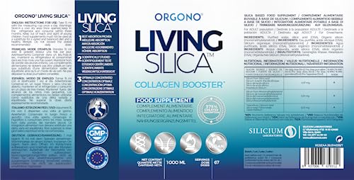 Orgono Living Silica Collagen Booster Liquid | Vegan Liquid Silica Supplement Collagen Booster Orgono Living Silica buy australia supplements