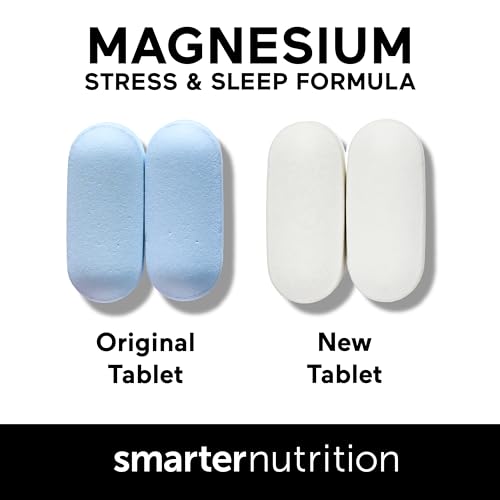 Smarter Nutrition Magnesium Complex - Chelated Magnesium Glycinate with Citrate, Malate and L-Theanine for Sleep, Muscle Relaxation and Stress Support - Non-GMO - 60 Tablets[30DaySupply] SMARTERNUTRITION buy australia supplements