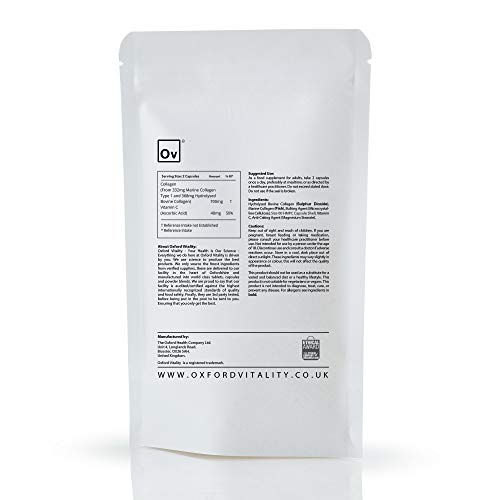 Collagen and Vitamin C Capsules | High Strength and Quality | Oxford Vitality (365) Ov OXFORD VITALITY buy australia supplements