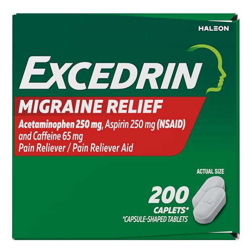 Excedrin Migraine Relief Caplets to Alleviate Migraine Symptoms - 200 Count Excedrin buy australia supplements