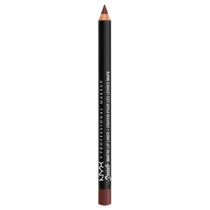 NYX PROFESSIONAL MAKEUP Suede Matte Lip Liner, Velvety-Smooth, Long-Lasting Formula For A Defined Lip Makeup Look - Cold Brew (Brown) NYX PROFESSIONAL MAKEUP