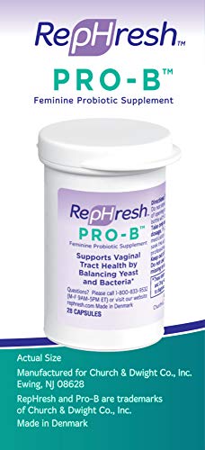 NEW RepHresh Pro-B Feminine Probiotic Supplement Non- Dairy Formula/Vegetarian Capsule, 28ct Rephresh buy australia supplements
