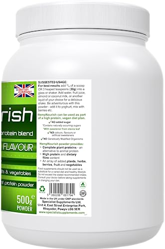 Specialist Supplements HempNourish Protein Powder 500g Specialist SupplementsBuy Supplements Australia