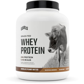 Levels Grass Fed 100% Whey Protein, No GMOs, Chocolate Peanut Butter, 5LB Levels Nutrition buy australia supplements