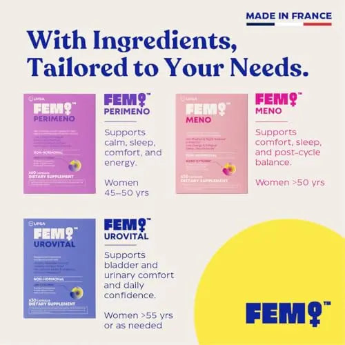 FEM Urovital Bladder Control Supplements - Overactive Bladder, Leakage & Urgency Relief - Non-Hormonal Urinary Tract Health Support for Women - 30 Capsules Upsa buy australia supplements