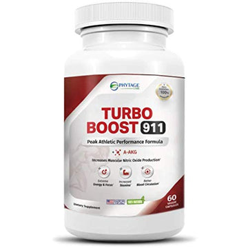 Phytage Labs Turbo Boost 911 Nitric Oxide Booster, Circulation, Energy Boost, Mental Focus Phytage Labs buy australia supplements