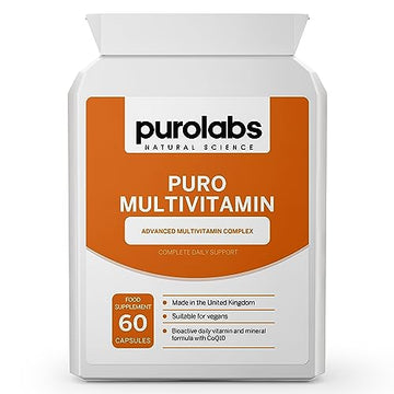 Puro Multivitamin - 34 Multivitamins & Minerals - Daily Complex for Men & Women Purolabs buy australia supplements