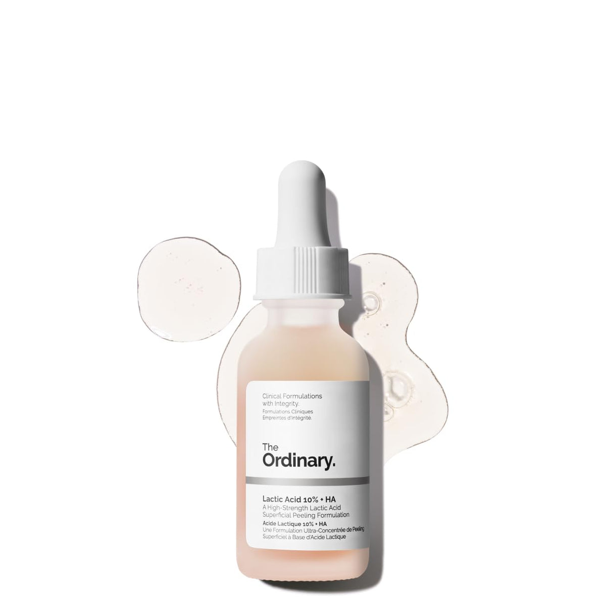 The Ordinary Lactic Acid 10% + Hyaluronic Acid 2%, High-Strength Exfoliating Serum for Smoother, Brighter Skin, 1 Fl Oz The Ordinary