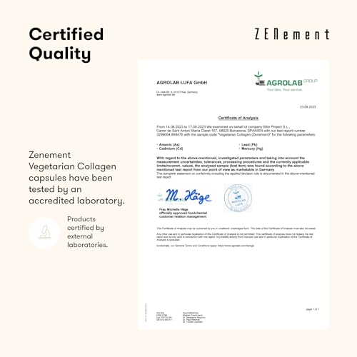 Vegetarian Collagen, from Organic Eggshell Membrane, 120 Capsules | with Glucosamine, Chondroitin, Hyaluronic Acid and Plant Extracts Zenement buy australia supplements