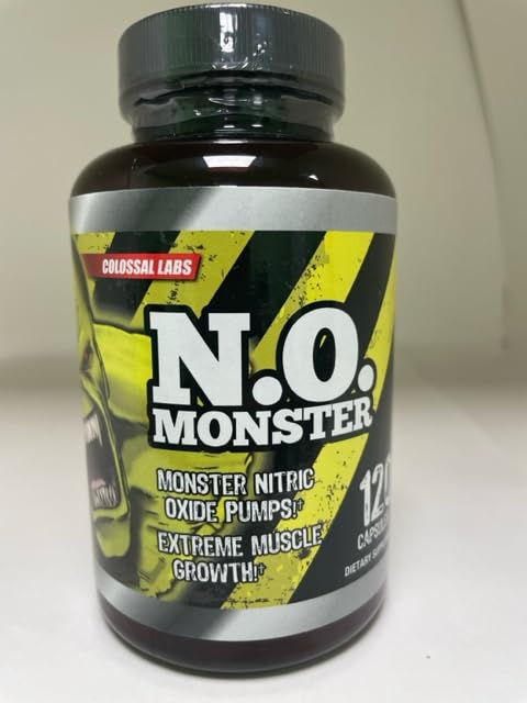 Colossal Labs Nitric Oxide Booster with L-Arginine, Extreme Pumps to Build Strength Goliath Labs buy australia supplements