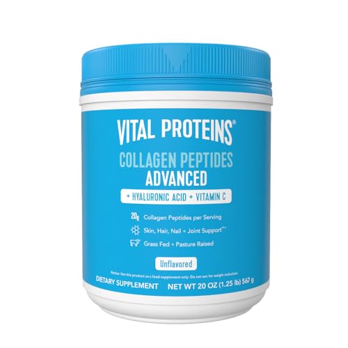 Vital Proteins Collagen Peptides Powder with Hyaluronic Acid and Vitamin C, Unflavored Vital Proteins buy australia supplements