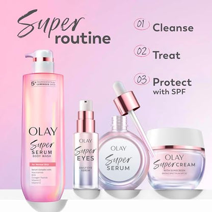 Olay Super Cream with Sunscreen SPF 30, Lightweight Face Moisturizer with Sun Protection Olay