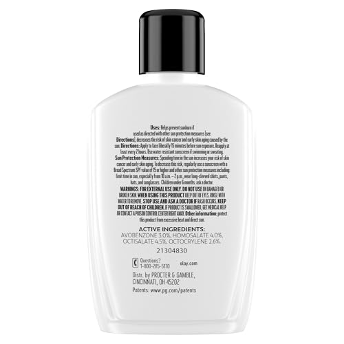 Olay Face Moisturizer, Complete with Sunscreen SPF 15, Daily Facial Lotion for Normal Skin, Lightweight Hydrating Broad Spectrum Sun Protection Olay