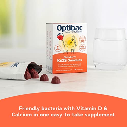 Optibac Kids Probiotic with Vitamin D & Calcium for Immune System Support & Gut Health OptiBac buy australia supplements