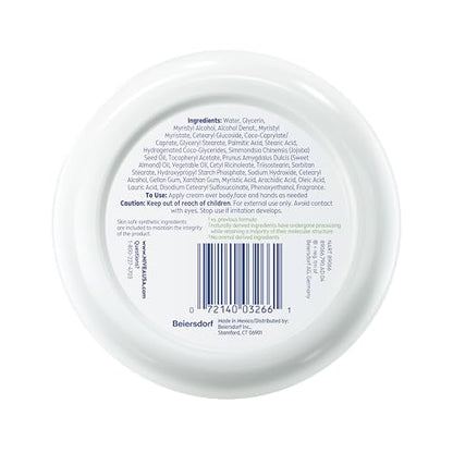 NIVEA Soft Refreshingly Soft Moisturizing Cream, Lightweight Body Moisturizer for Face, Body and Hands, Body Cream Enriched NIVEA