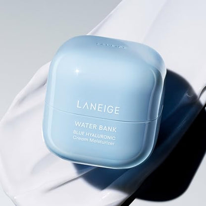 LANEIGE Water Bank Blue Hyaluronic Cream Moisturizer: Hydrating Korean Face Cream with Squalane & Ceramide LANEIGE