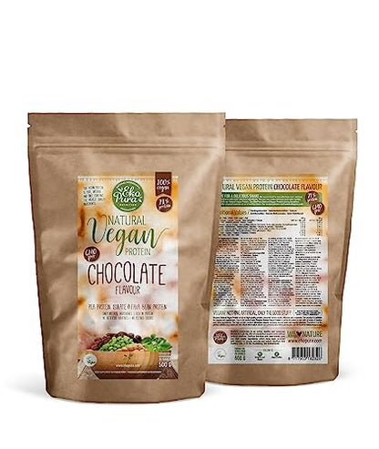 Ekopura Natural Vegan Protein - Chocolate - 500g | 76% Protein | 100% Plant-Based Ingredients EkopuraBuy Supplements Australia
