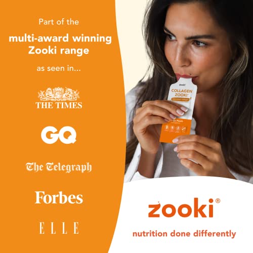 Zooki 5000mg Marine Collagen Liquid Sachets | Hydrolysed Marine Collagen Peptides yourzooki buy australia supplements