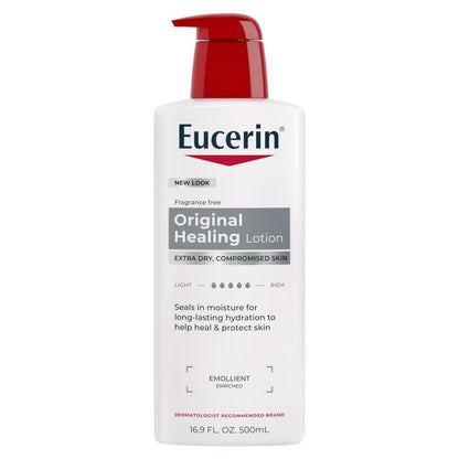 Eucerin Original Healing Lotion, Emollient Enriched, 16.9 FL OZ Eucerin