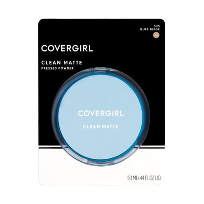 COVERGIRL Clean Matte Pressed Powder Buff Beige 10 g (Packaging may vary) COVERGIRL